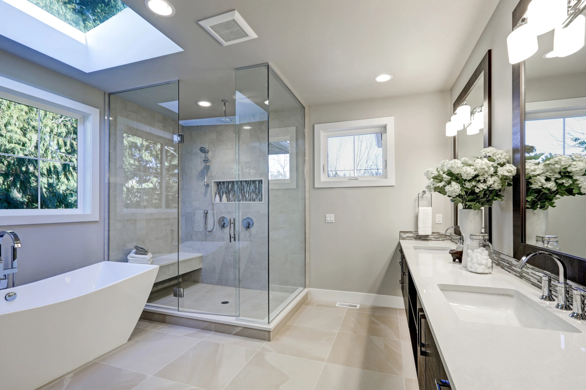 Luxury bathroom renovation