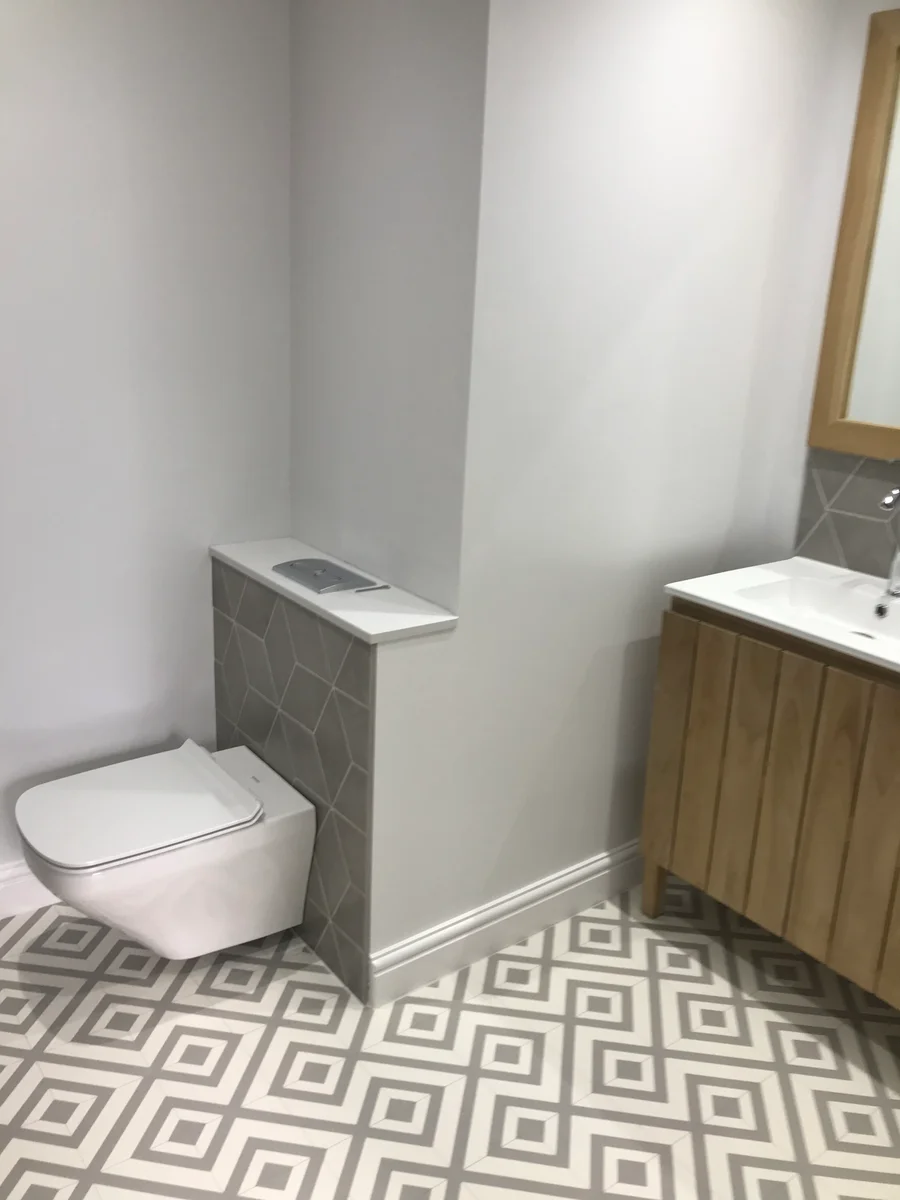 Bathroom renovation project