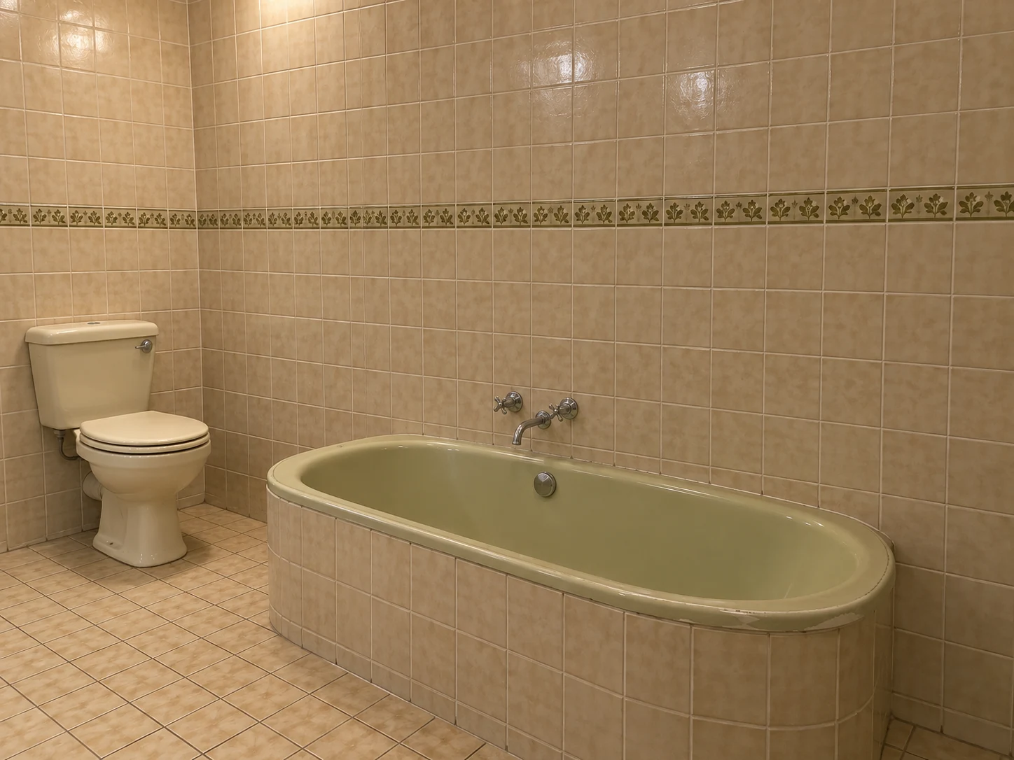 Older bath layout