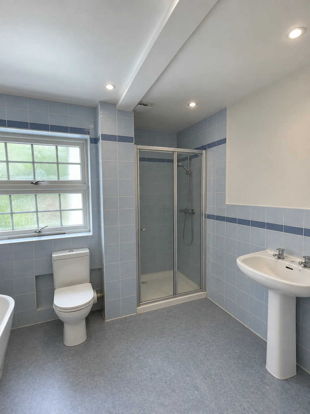 Older shower layout