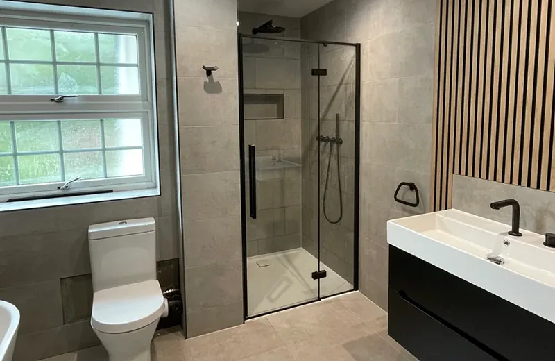 Modern bathroom renovation